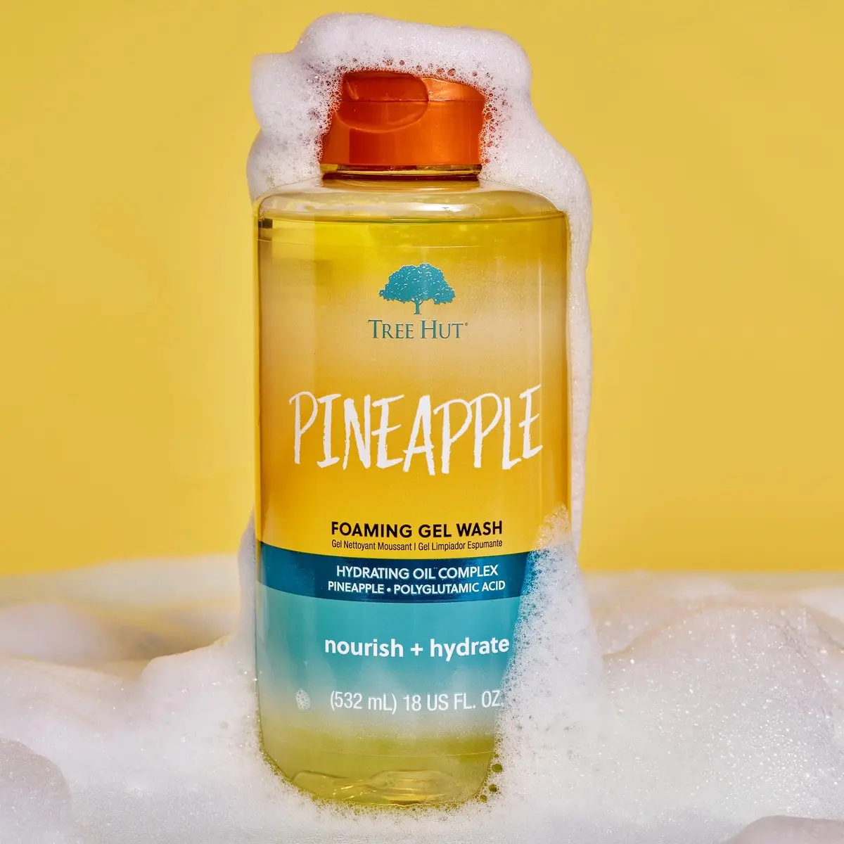 Foaming Gel Body Wash Pineapple - Image 4