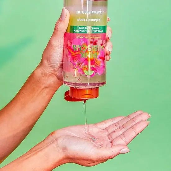 Foaming Gel Body Wash Pink Hibiscus - Image 3