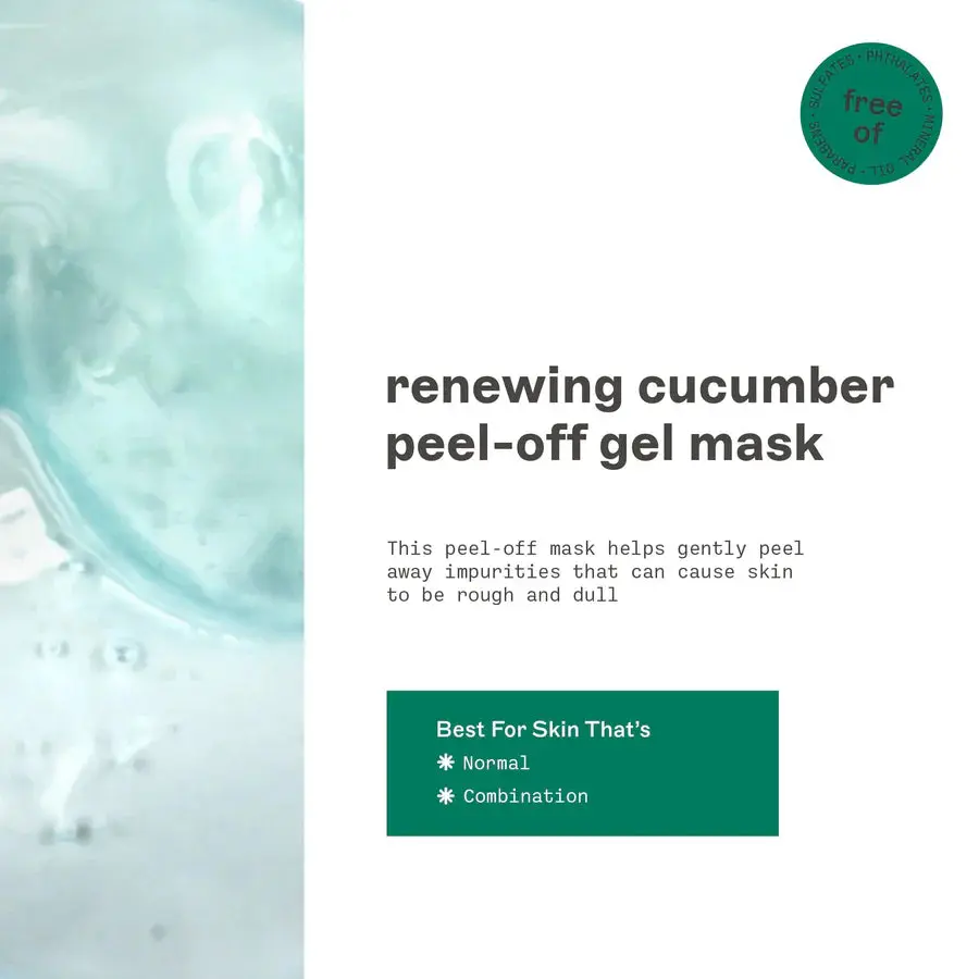 Peel-off Gel Mask Cucumber Refresh - Image 5