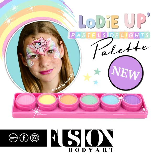 Face Painting Elodie's Pastel Delights Palette - Image 4