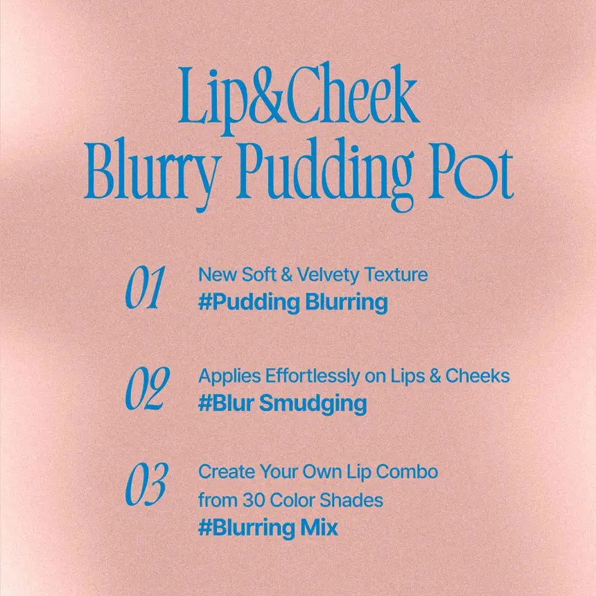 Lip & Cheek Blurry Pudding Pot ND03 Without - Image 3