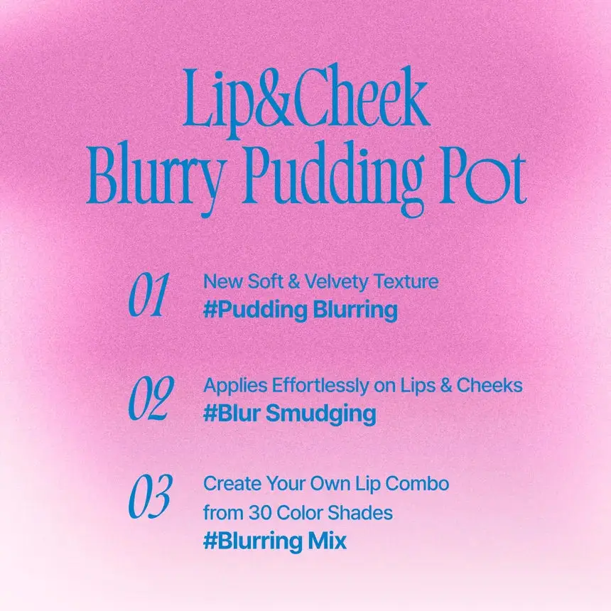 Lip & Cheek Blurry Pudding Pot PK01 Baby - Image 3