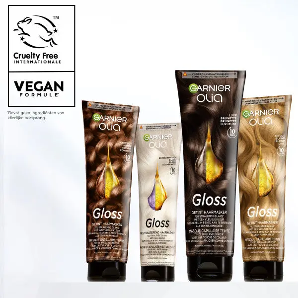 Olia Gloss Colored Hair Mask Maple Brown - Image 3