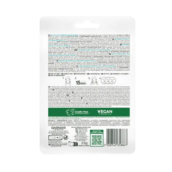PureActive Salicylic Anti-Imperfection Serum Mask - Image 3