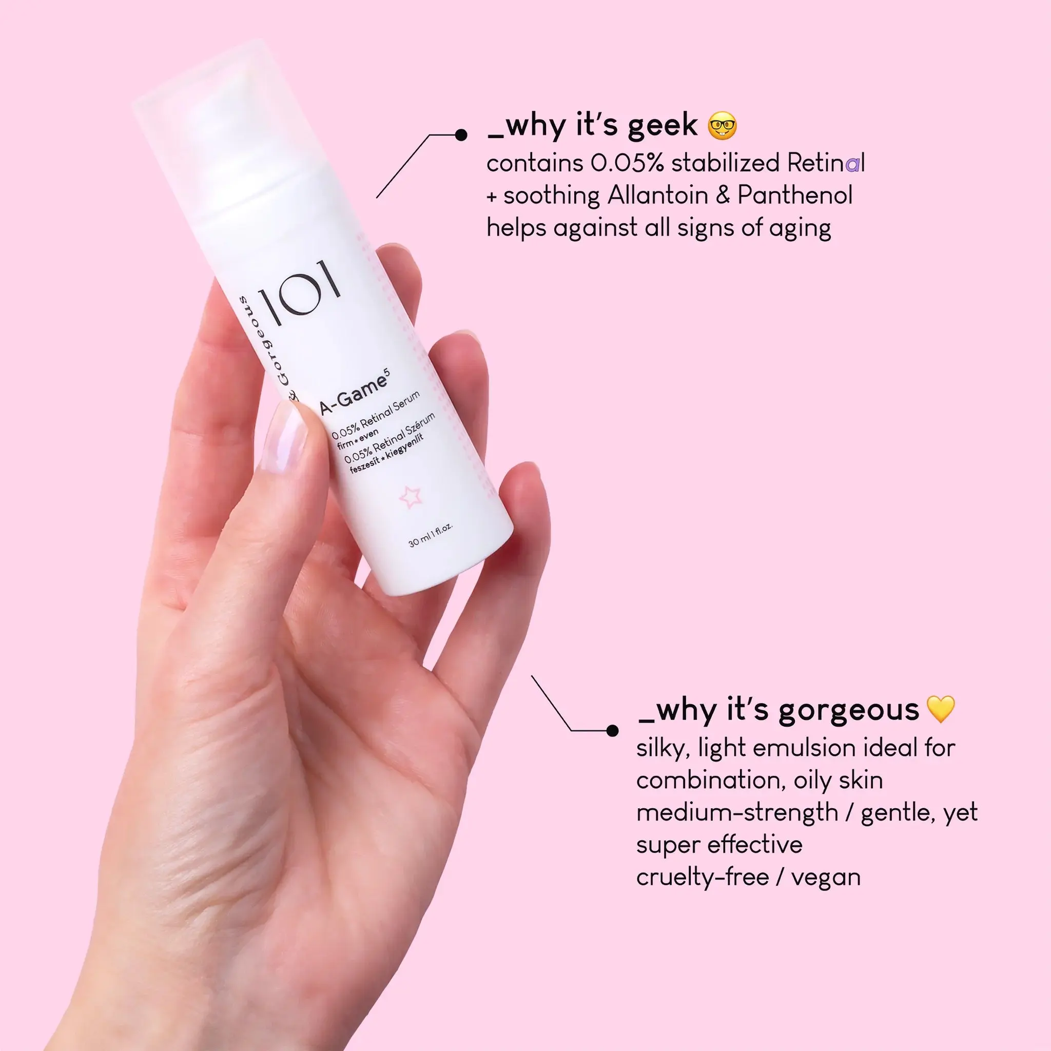 A-Game 5 0,05% Retinal Serum - Image 2