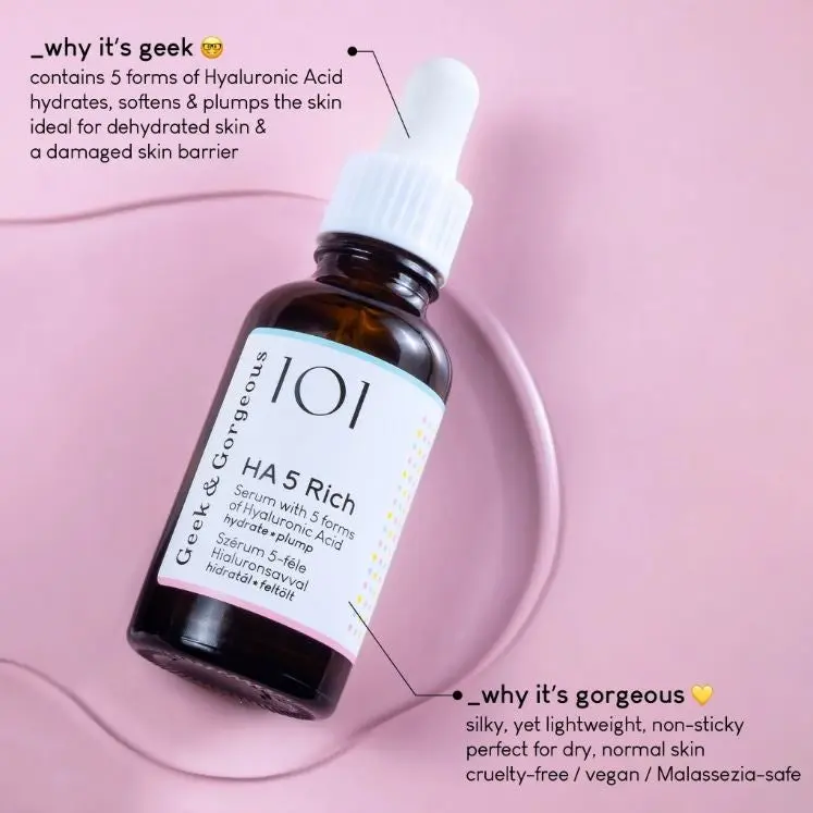HA 5 Rich 5 forms of Hyaluronic Acid Serum - Image 2