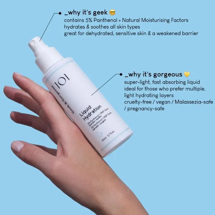 Liquid Hydration 5% Panthenol + NMF Toner - Image 2