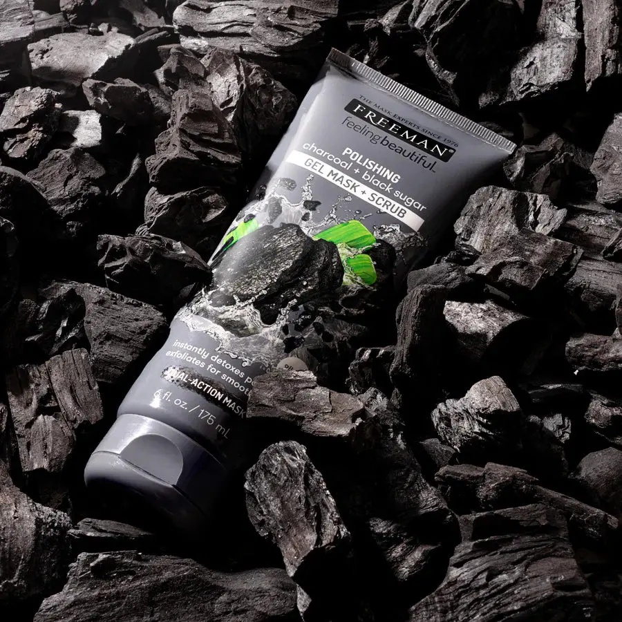 Gel Mask Scrub Charcoal And Black Sugar Purify - Image 4