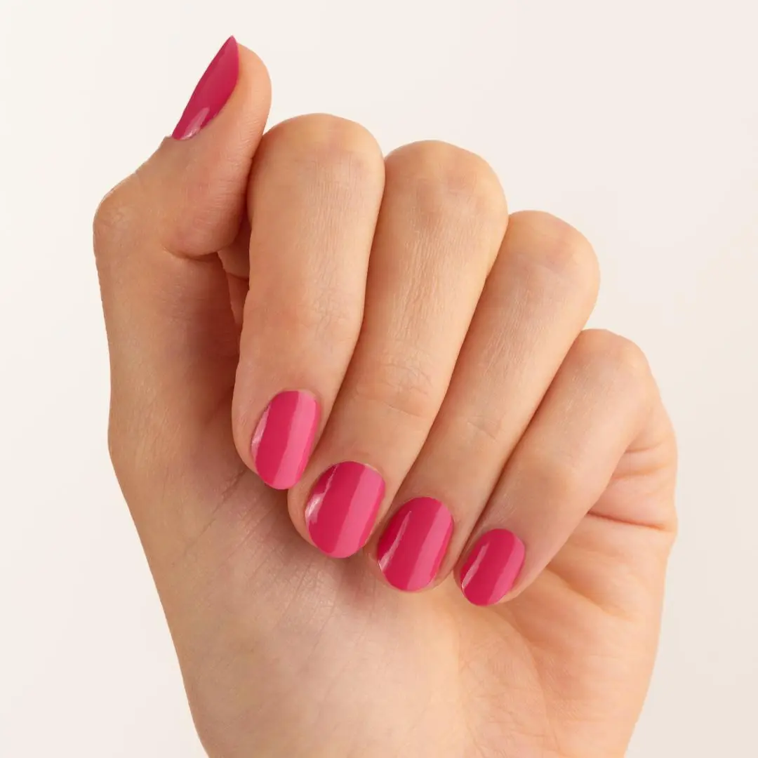 Gel Nail Colour 57 Pretty in Pink - Image 4