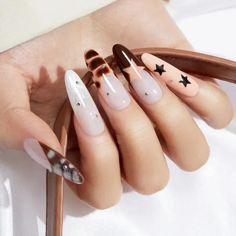 Gel Nail Polish Set Cocoa Cream - Image 3