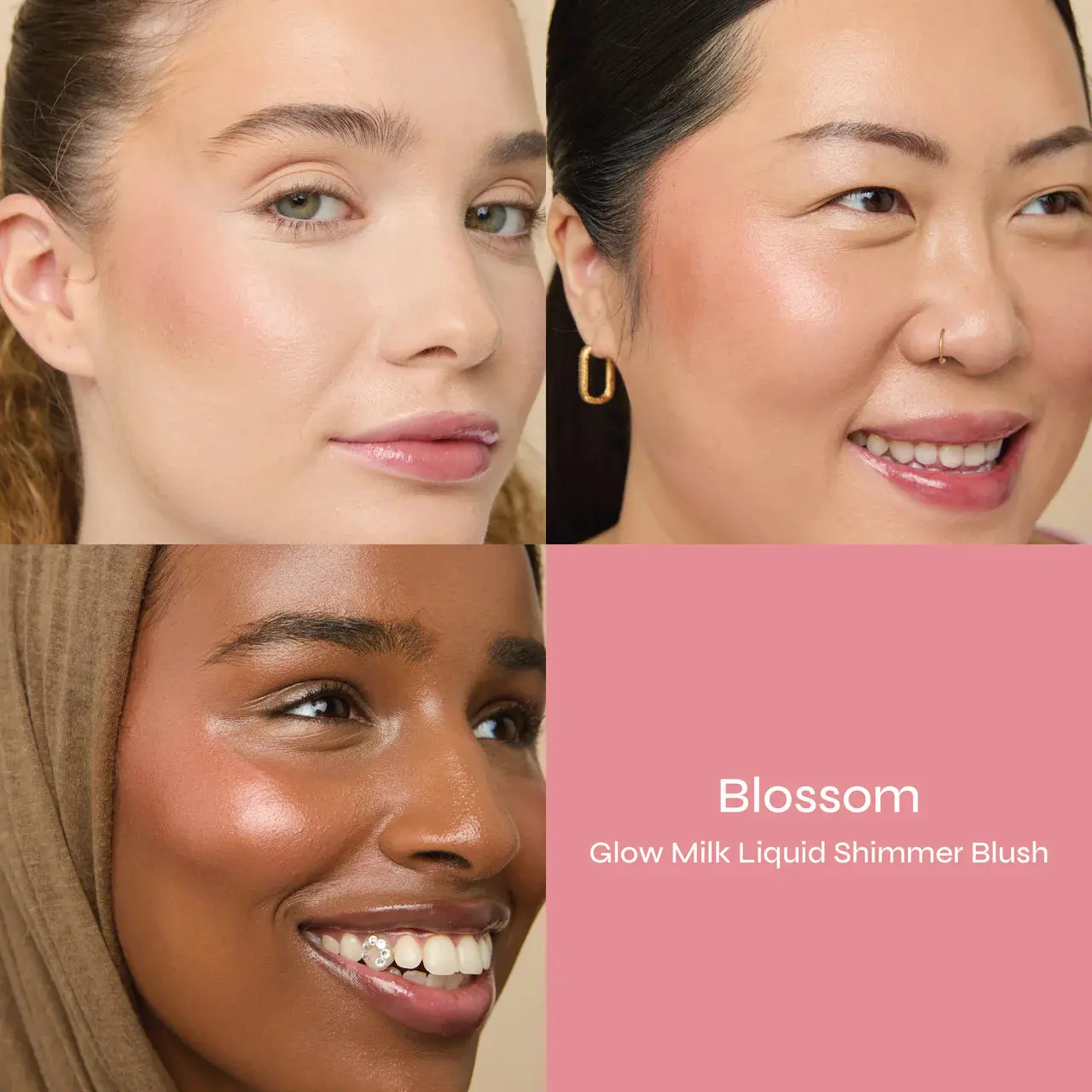 Glow Milk Liquid Shimmer Blush Blossom - Image 2