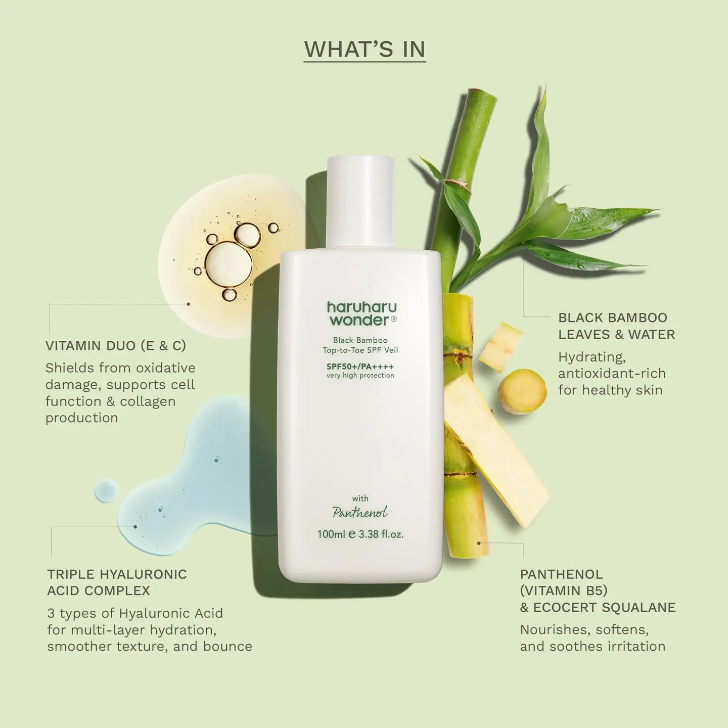Black Bamboo Top-to-Toe SPF Veil SPF50+ PA++++ - Image 4