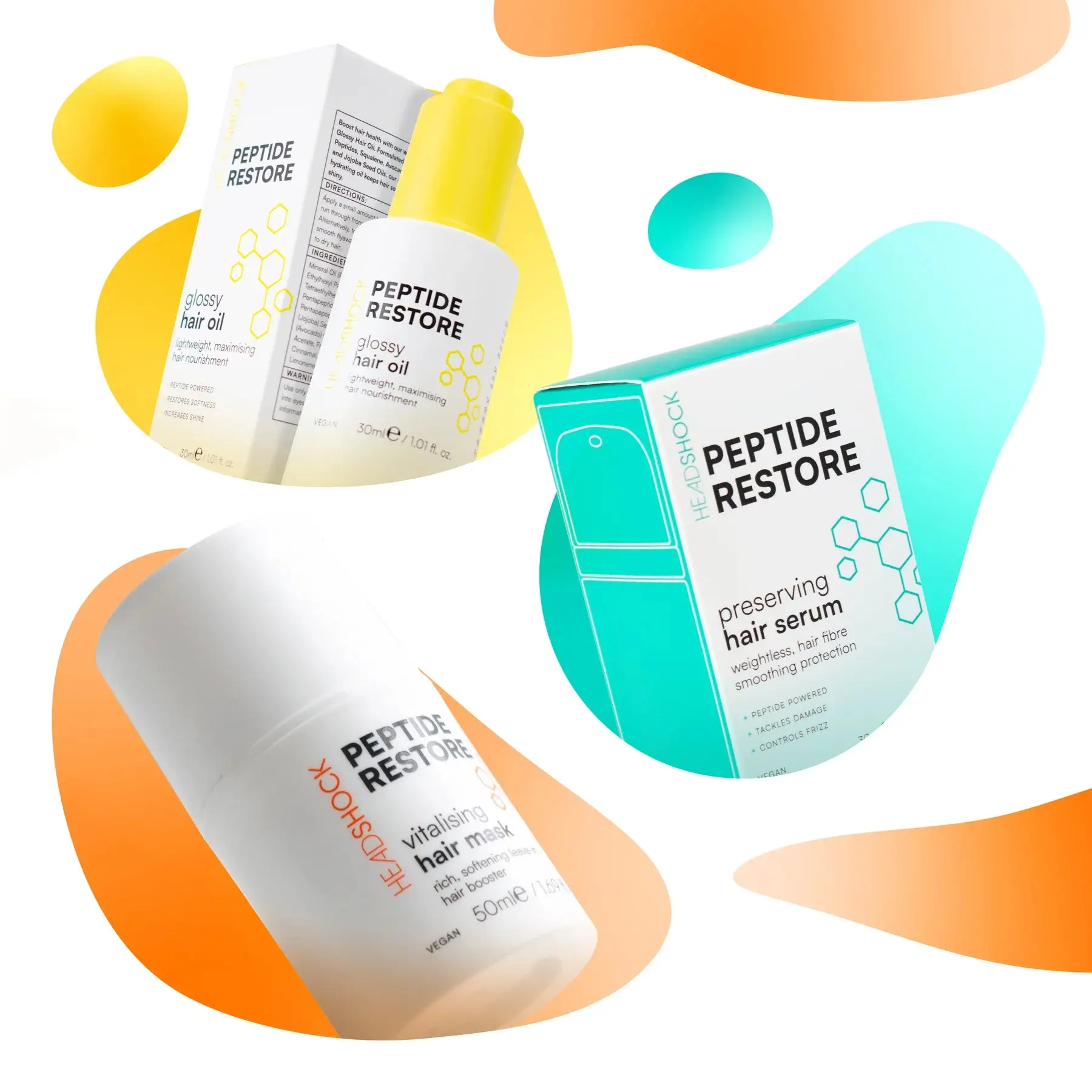 Peptide Restore Glossy Hair Oil - Image 3