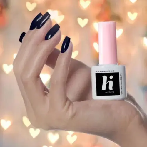 415 Black Graphite UV Gel Polish - Image 2
