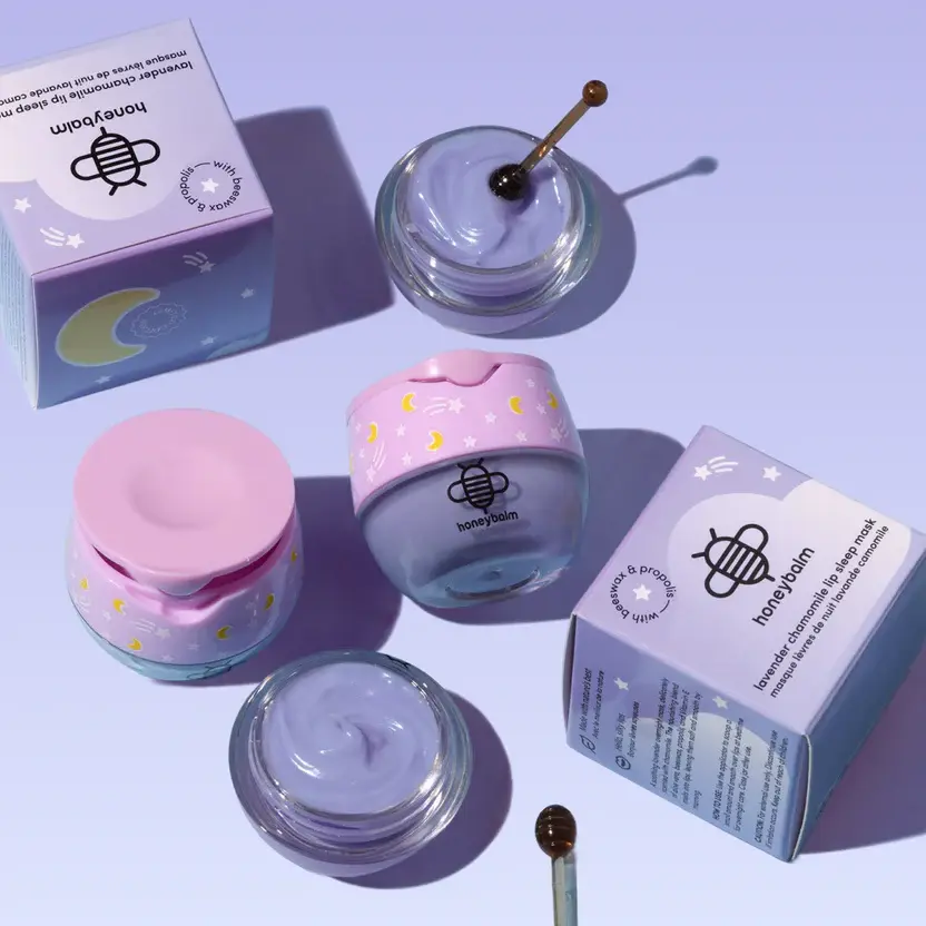 Lavender Chamomile Lip Sleep Mask - Image 5