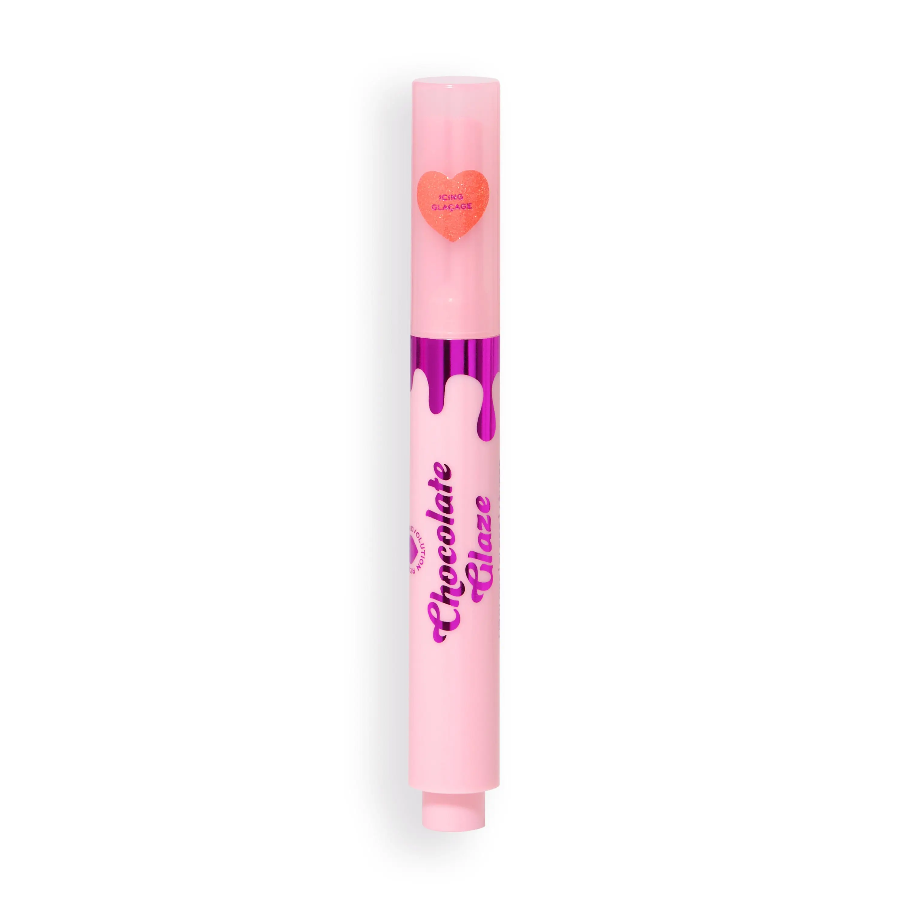 Chocolate Glaze Lip Gloss Pen Icing Pink Shimmer - Image 3