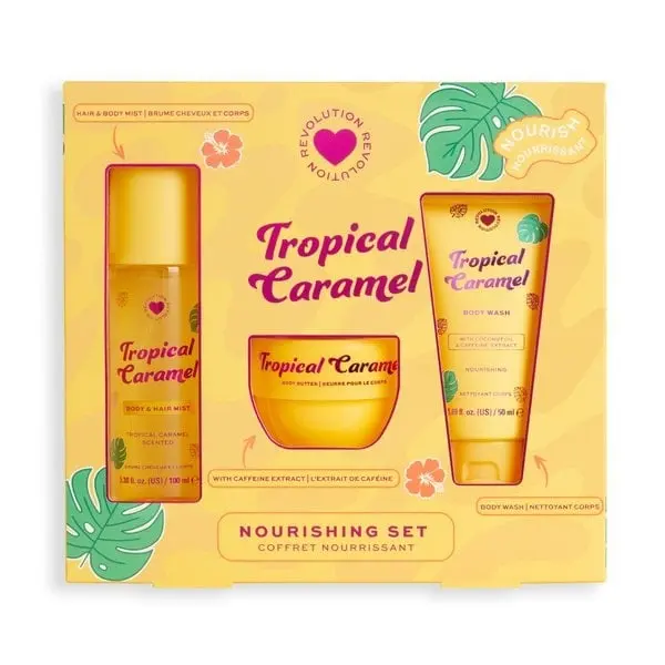 Tropical Caramel Bath & Body Gift Set - Image 2