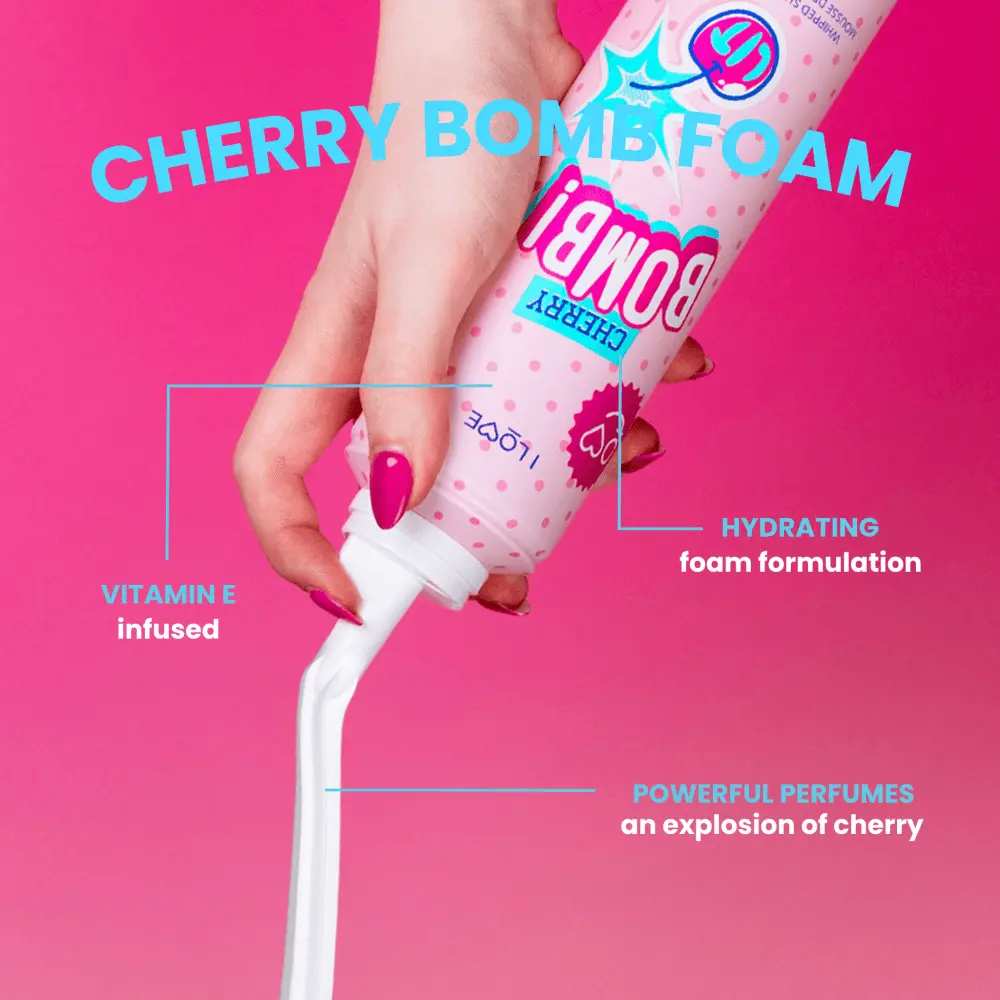 Cherry Bomb Whipped Shower Foam - Image 2