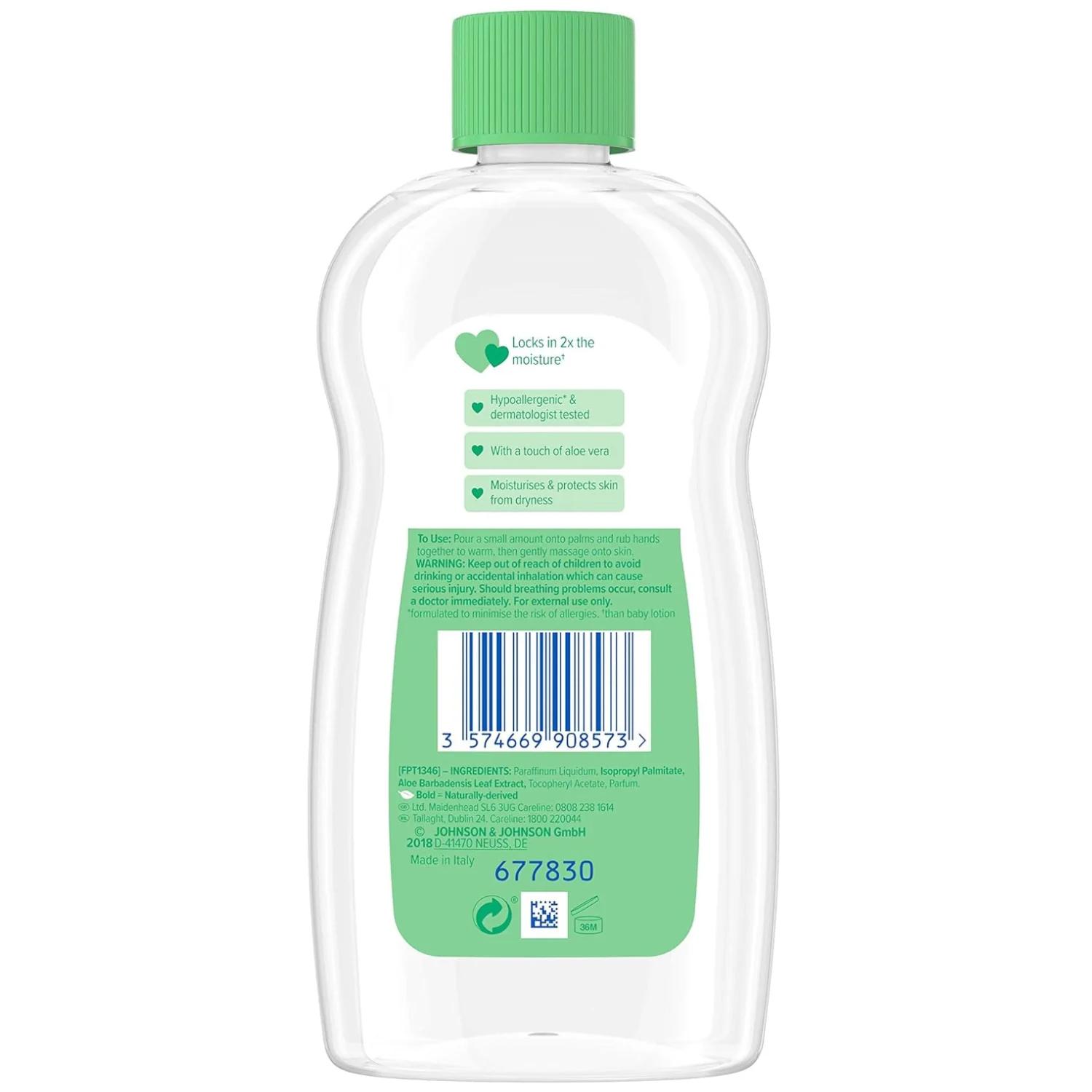 Baby Oil Aloe Vera 300 ml. - Image 2
