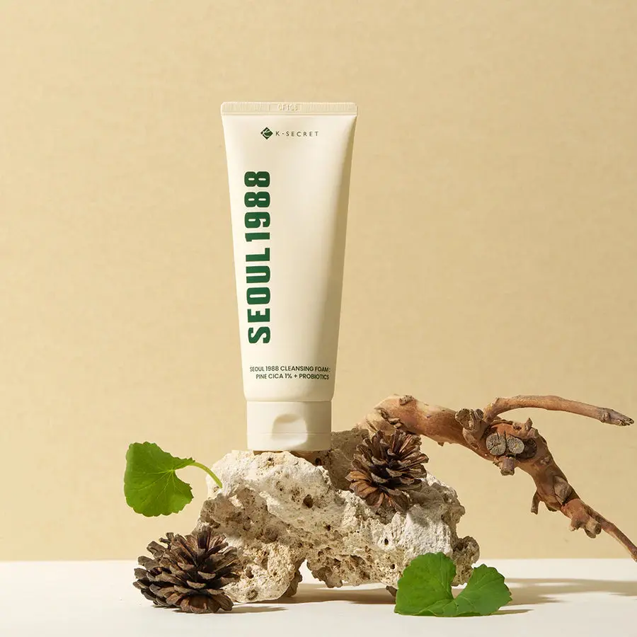 Seoul 1988 Cleansing Foam: Pine Cica 1% + Probiotics - Image 3