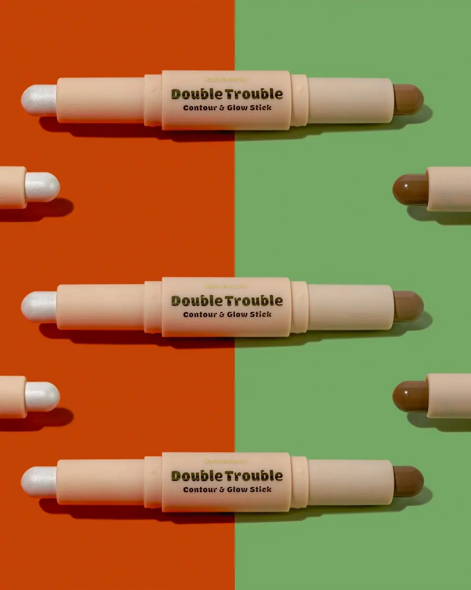 Double Trouble Contour & Glow Stick Ash Brown - Image 2