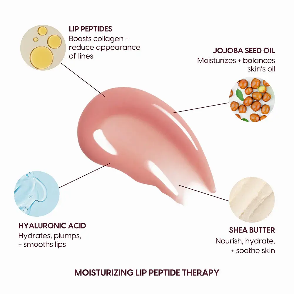 Lip Syrup Moisturizing Peptide Therapy Milky Peach - Image 4