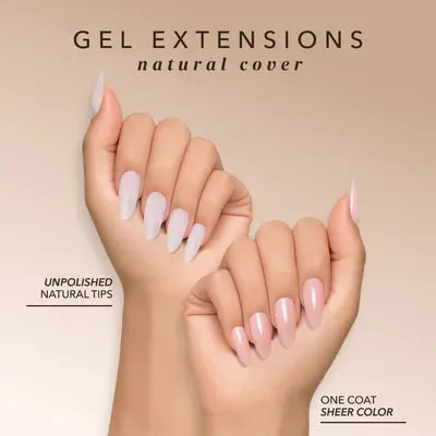 Natural Gel Extensions Almond Short - Image 2