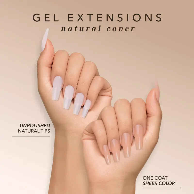 Natural Gel Extensions Coffin Short - Image 2