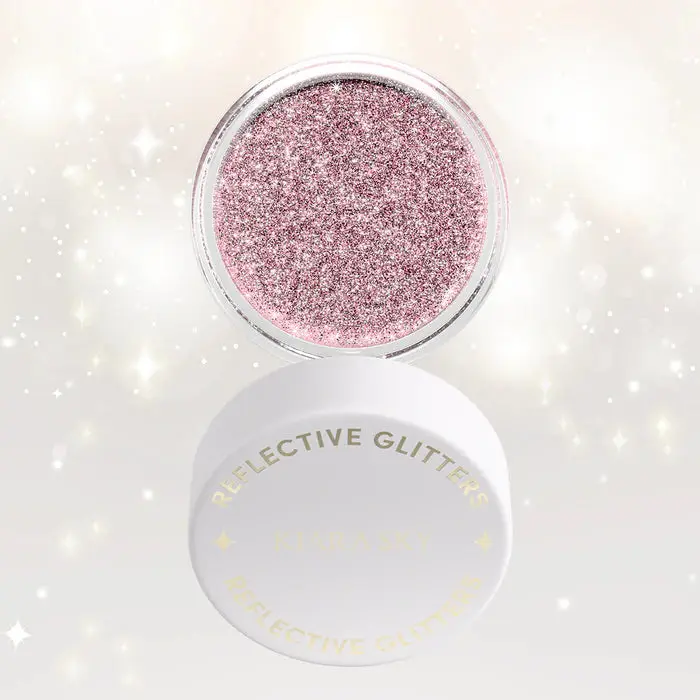 Reflective Glitter Rosé Fizz - Image 3