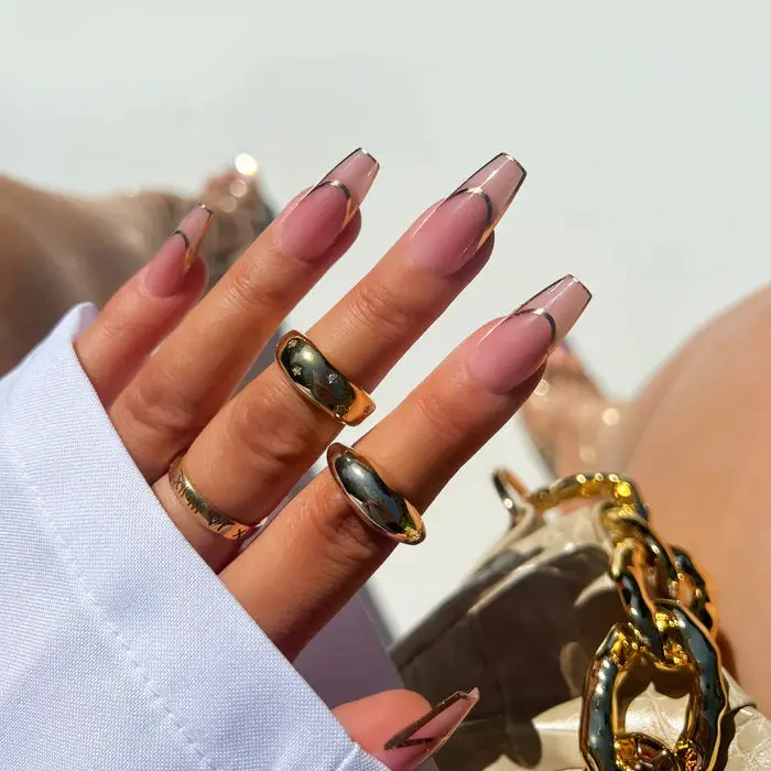 xPress Pro Press-on Nails Gilded Gold - Image 2