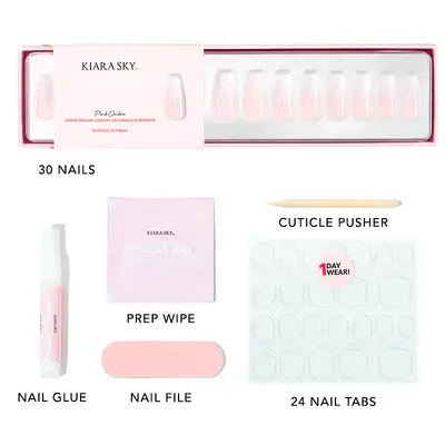 xPress Pro Press-on Nails Pink Ombre - Image 4