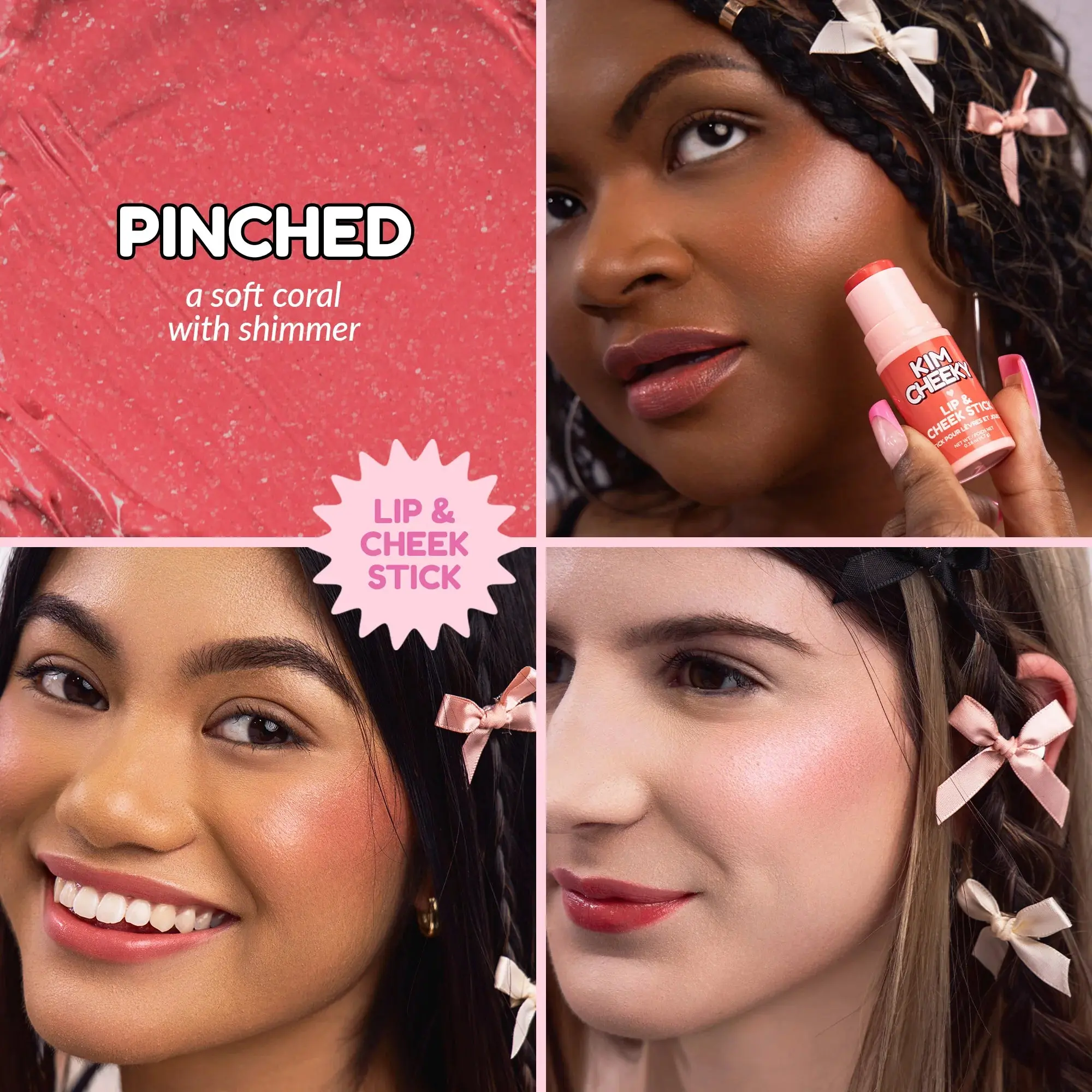 Kim Cheeky Lip & Cheek Stick Pinched - Image 2