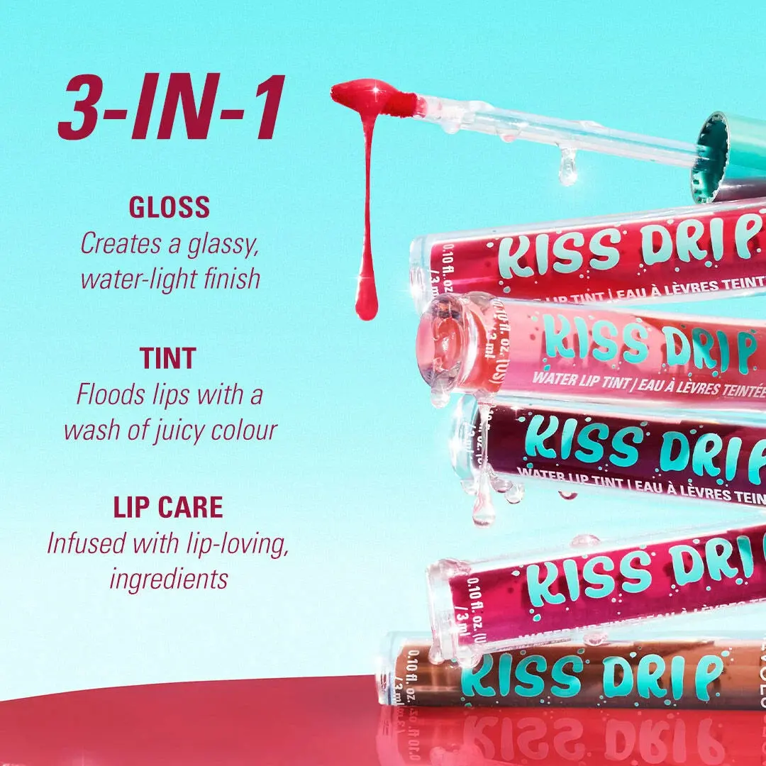 Kiss Drip Water Lip Tint Berry Splash - Image 4