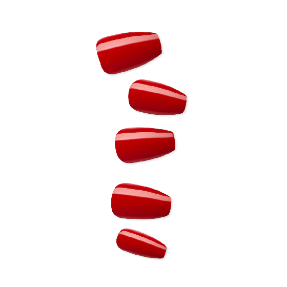 Impress Color Press-On Nails Coffin Reddy or Not - Image 4
