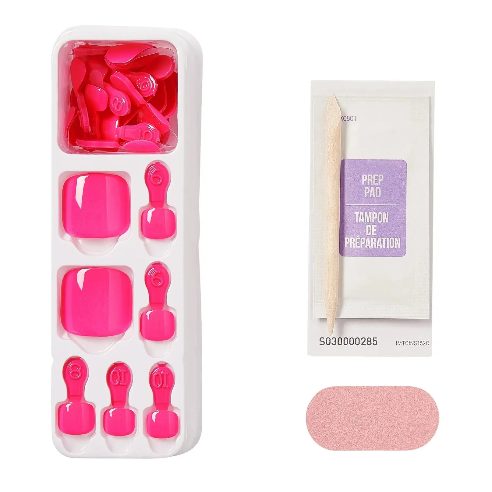 Impress Toenails Tickle Me Pink - Image 3