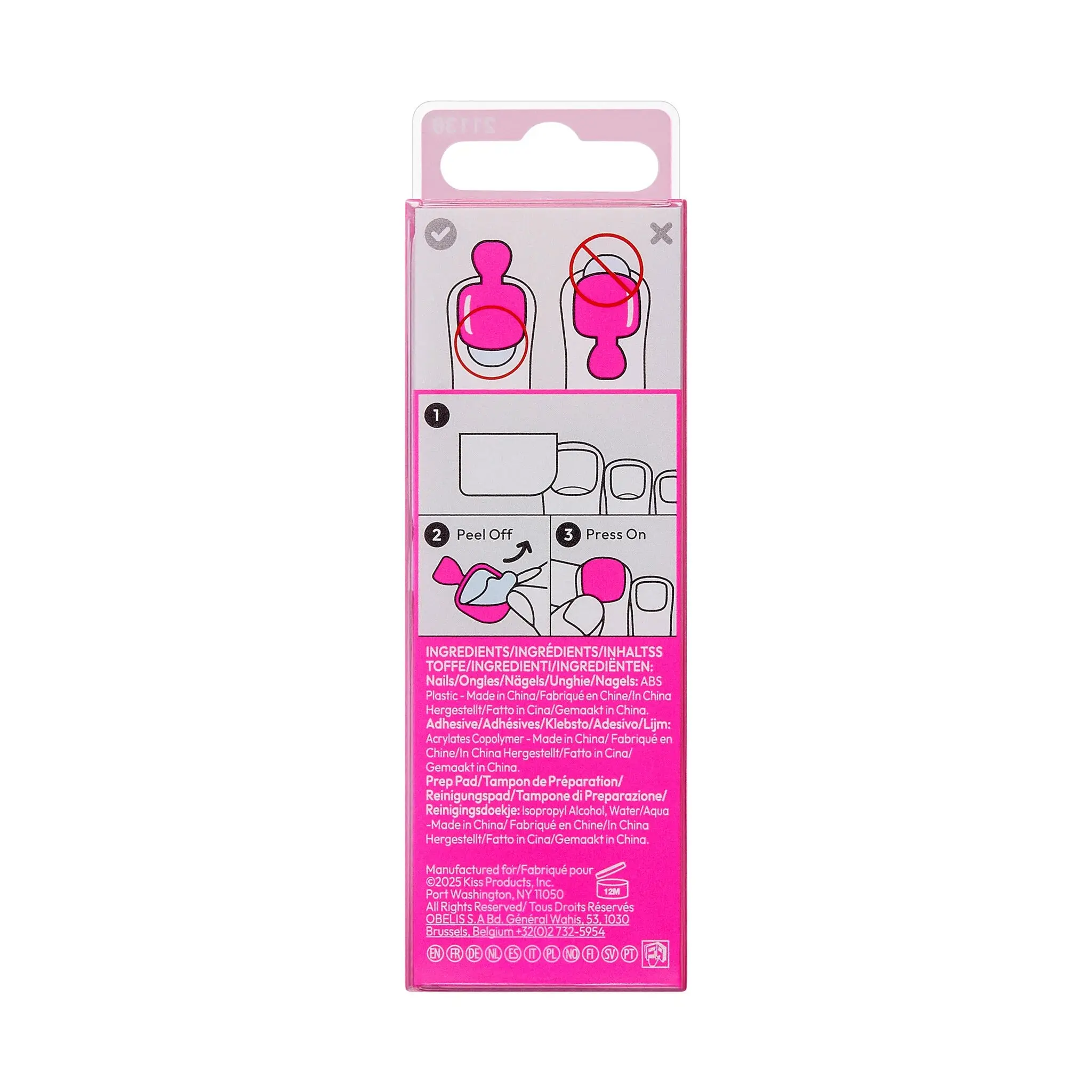Impress Toenails Tickle Me Pink - Image 4