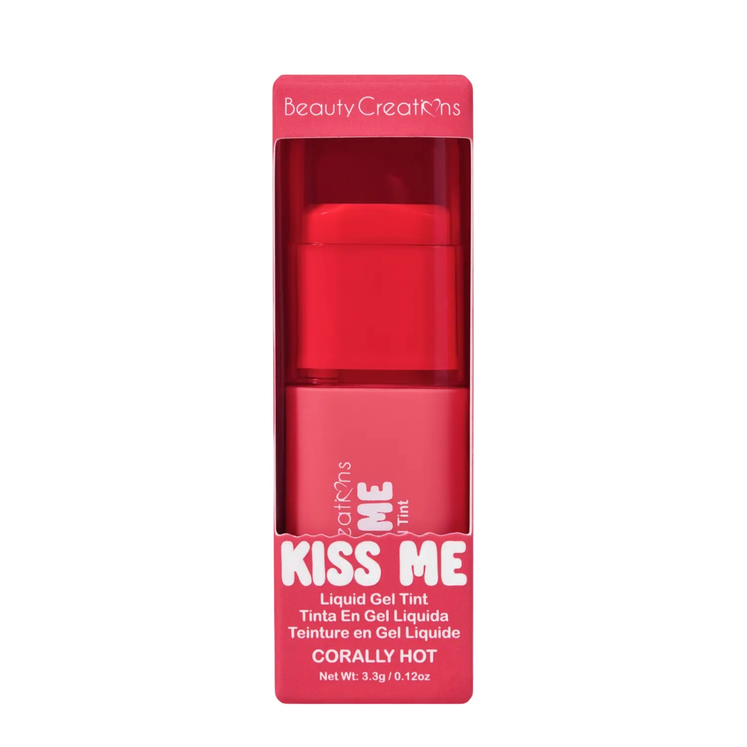 Kiss Me Liquid Gel Tint Corally Hot - Image 3