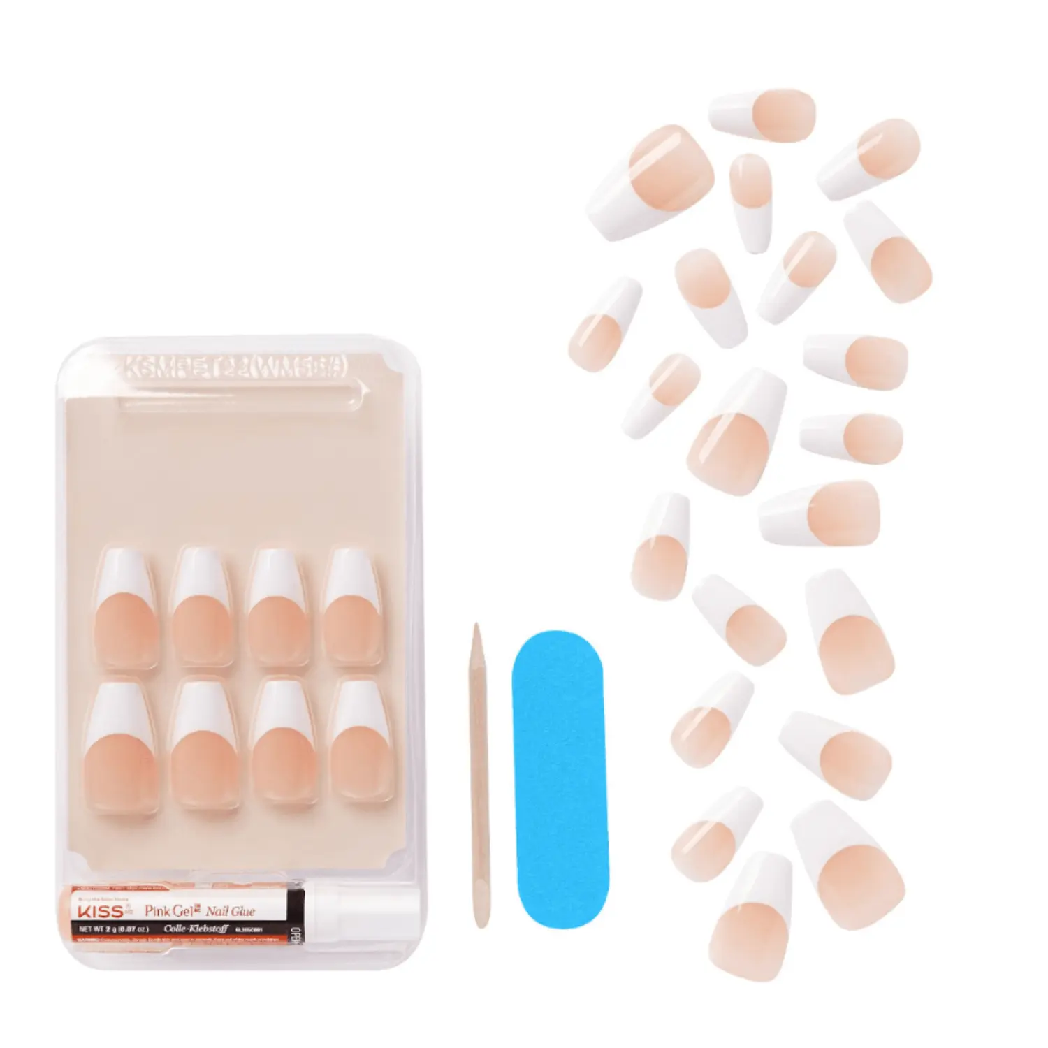 Salon Acrylic French Nails Kit Je T'aime - Image 3