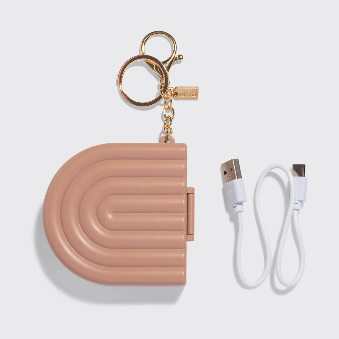 Compact Mirror Keychain Terracotta - Image 4