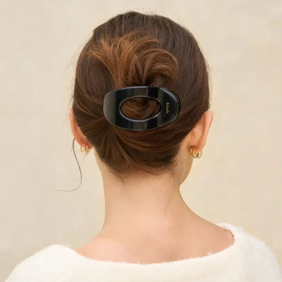 Flat Cloud Clip Black Medium - Image 2