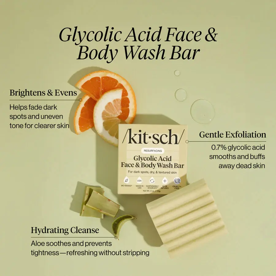 Glycolic Acid Face & Body Wash Bar - Image 5