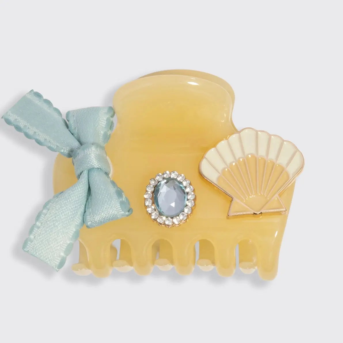Kitschpop Cloud Clip 7pc Set Coastal Cottage Butter Yellow - Image 5