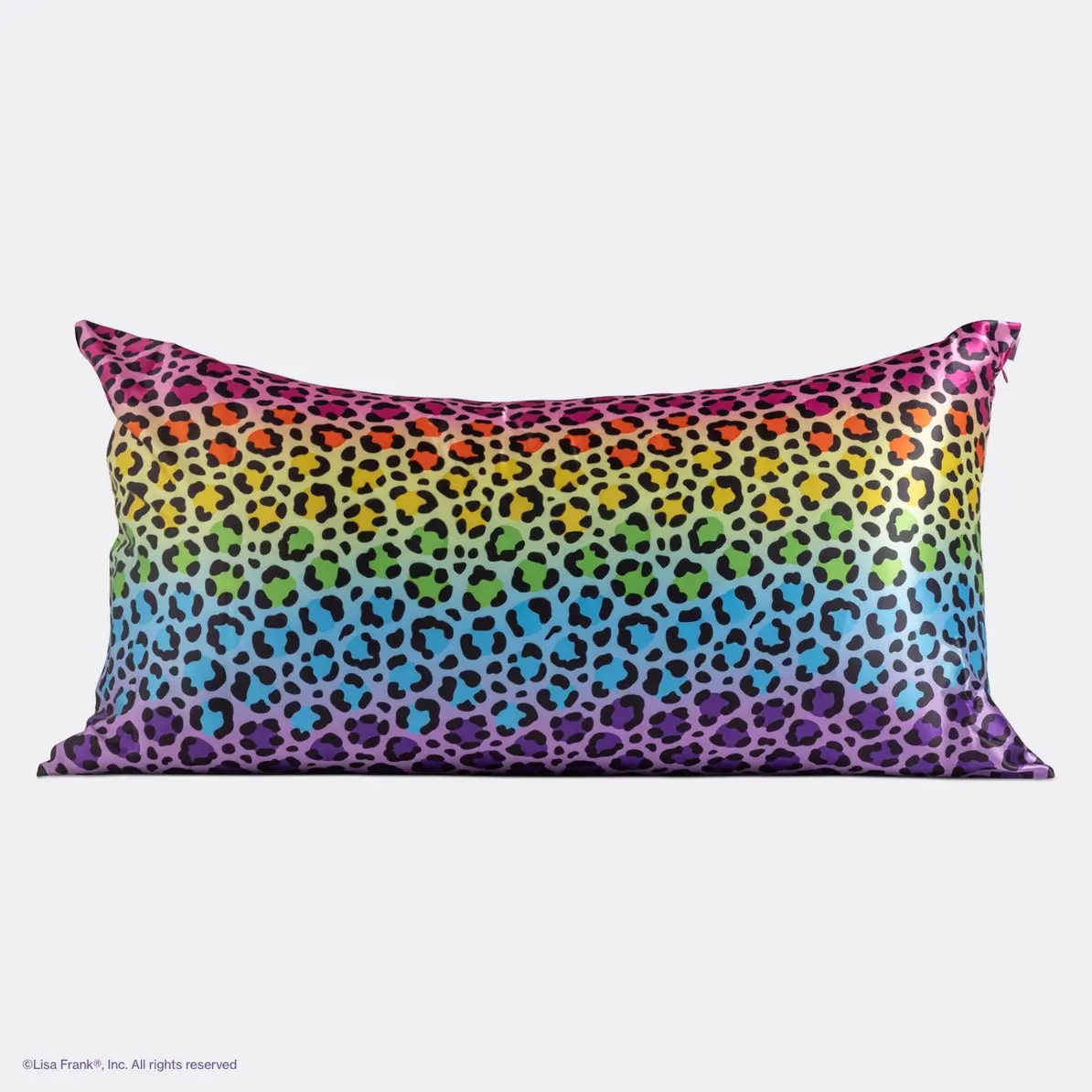 Lisa Frank Satin Pillowcase Rainbow Leopard King - Image 6