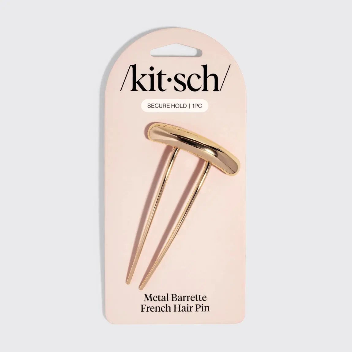 Metal Barette French Hair Pin Gold - Image 6