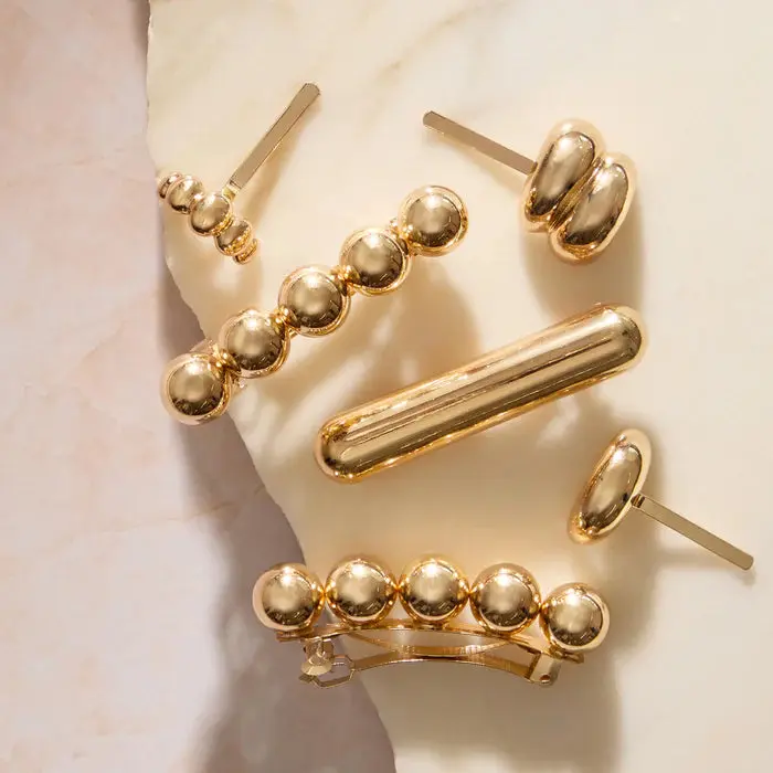 Metal Pony Pins Gold - Image 3