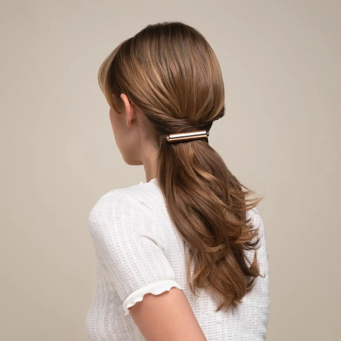 Mini Metal French Hair Pin & Clips Set Gold - Image 4