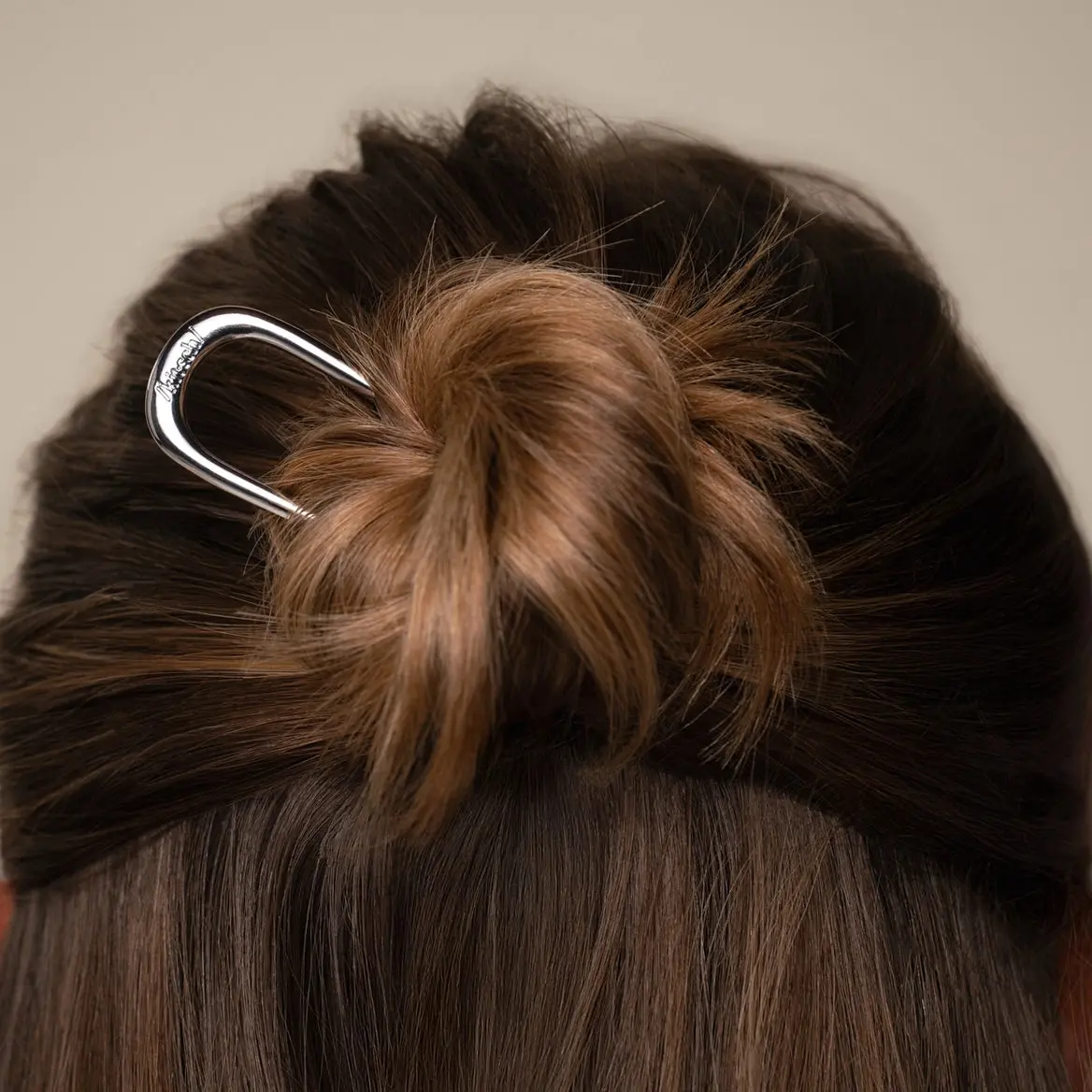 Mini Metal French Hair Pin & Clips Set Silver - Image 4
