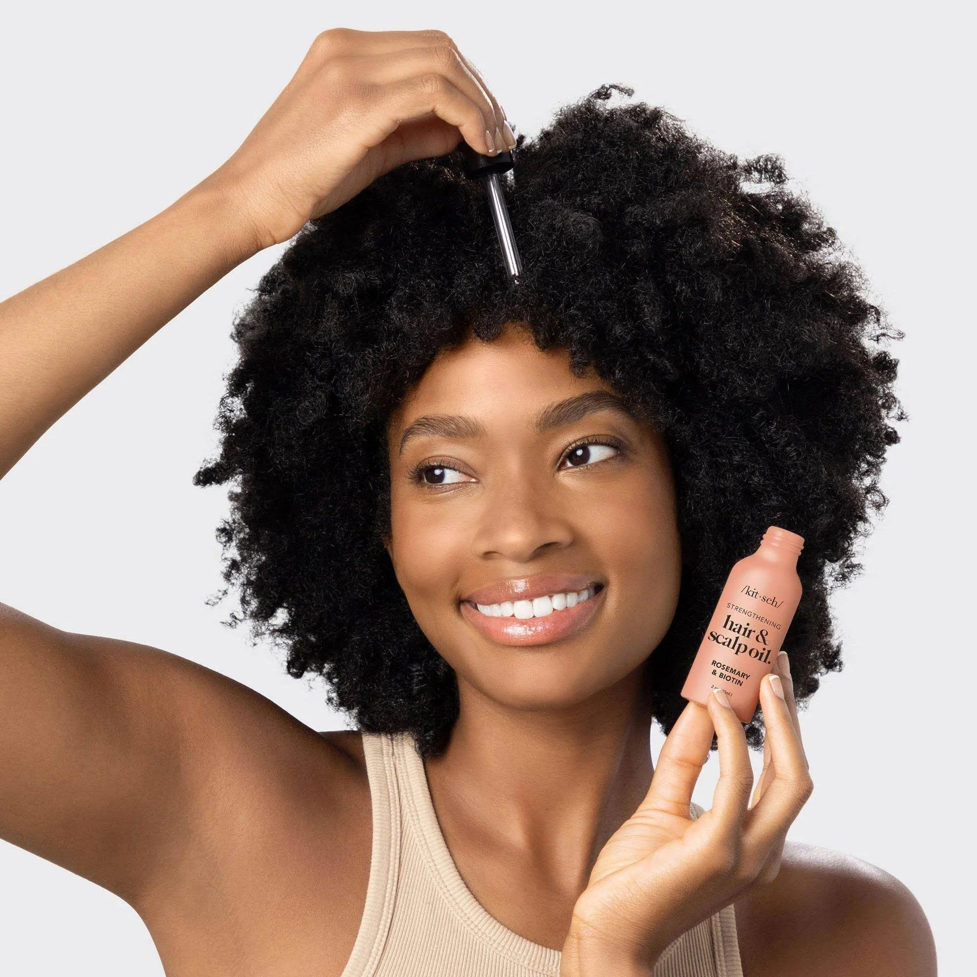 Strengthening Scalp & Hair Oil with Rosemary & Biotin 60 ml. - Image 3