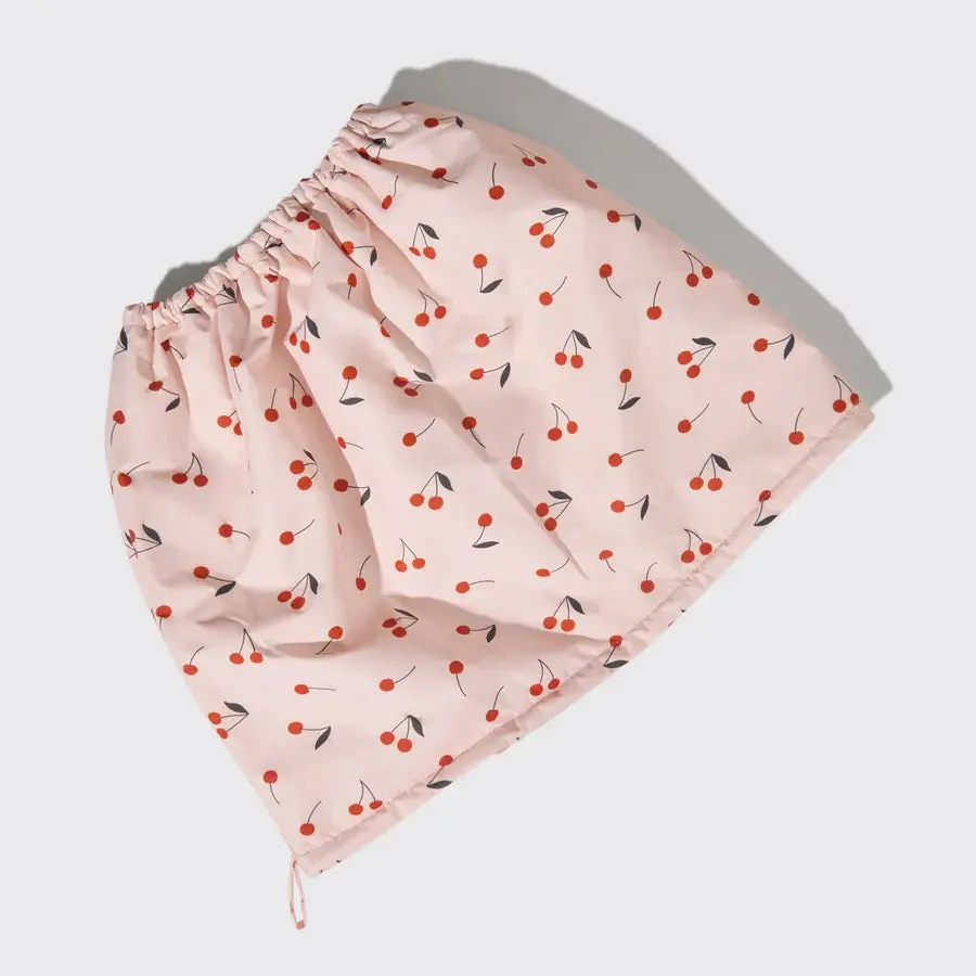 Satin-Lined Flexi Shower Cap Cherry Print - Image 3