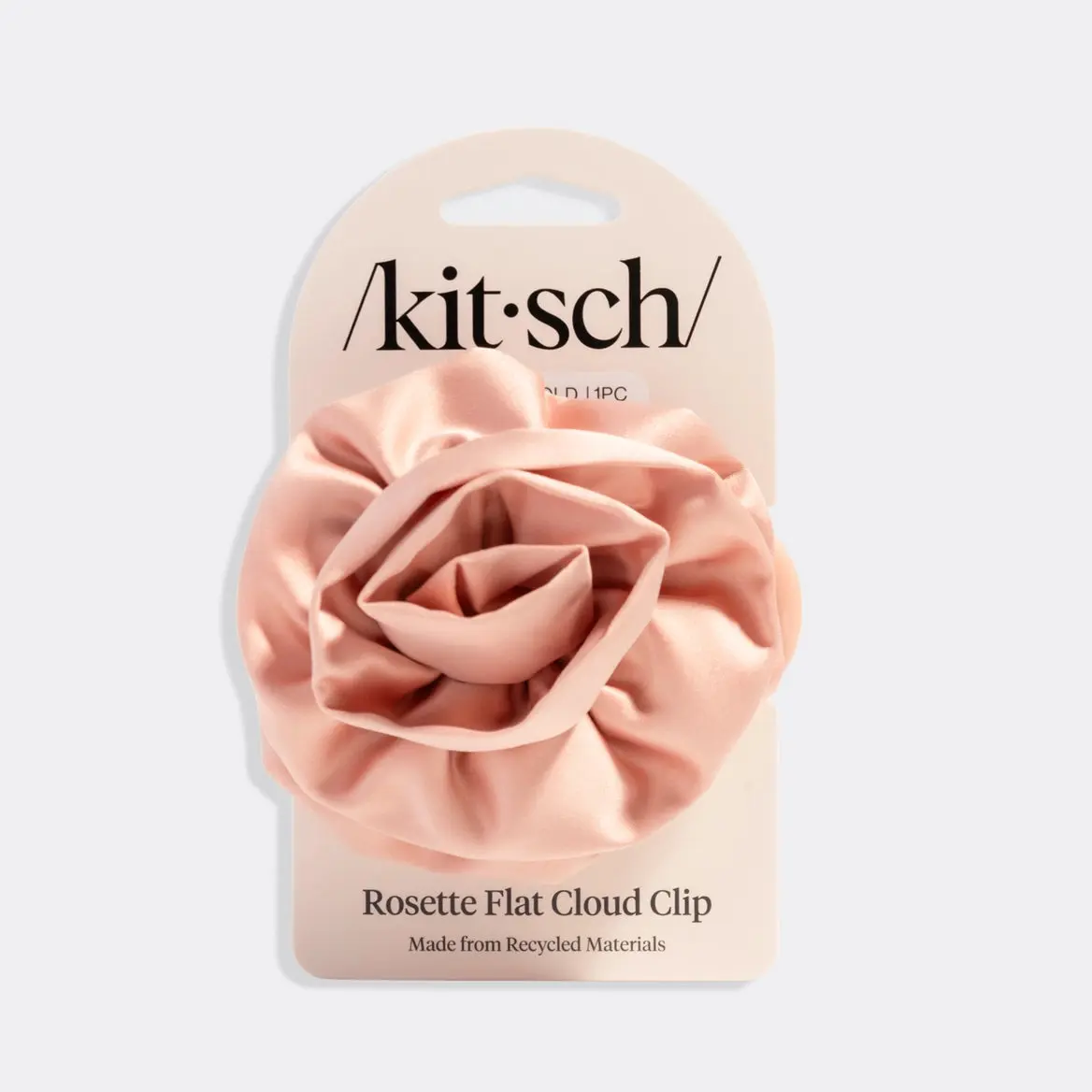 Satin Rosette Flat Cloud Clip Terracotta - Image 8